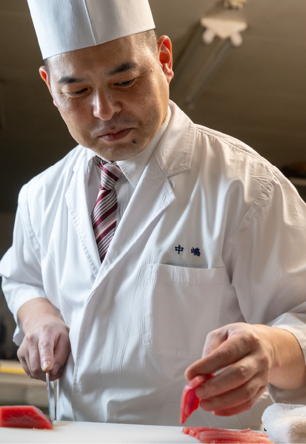 和食料理長中嶋健二