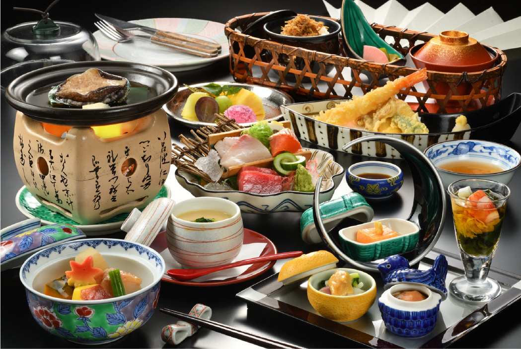 「鮑の踊り焼き」地産地消会席